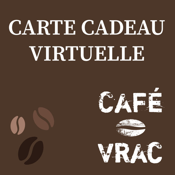 Carte cadeau virtuelle Café-Vrac